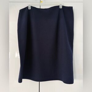 St. John Dark Blue Pencil Skirt